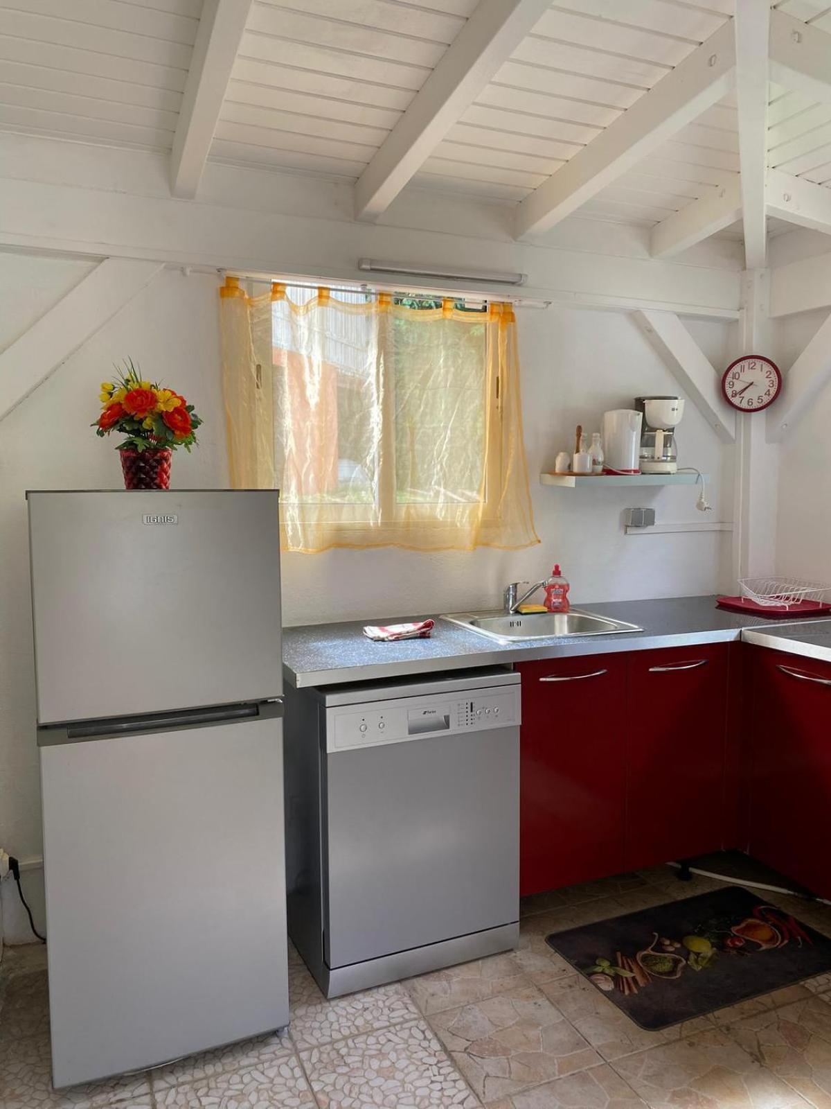 Aquaverde Eco Et Confort- Bas De Villa Avec Jardin Et Parking Le Gosier  Kültér fotó